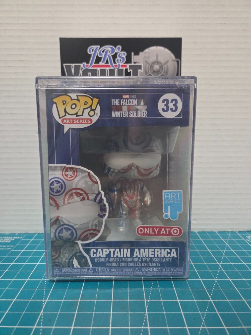 Funko POP Art Series Captain America 33 Figure Sealed Hardshell